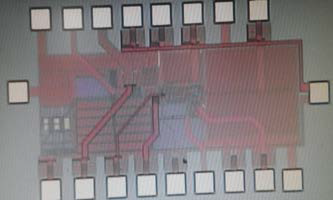 제작된 DC-DC 변환기의 칩 사진 및 테스트 보드 사진