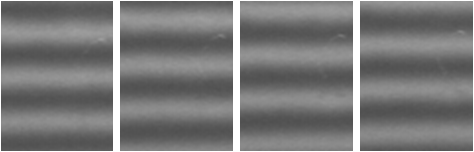 Moiré pattern by phase shift technique