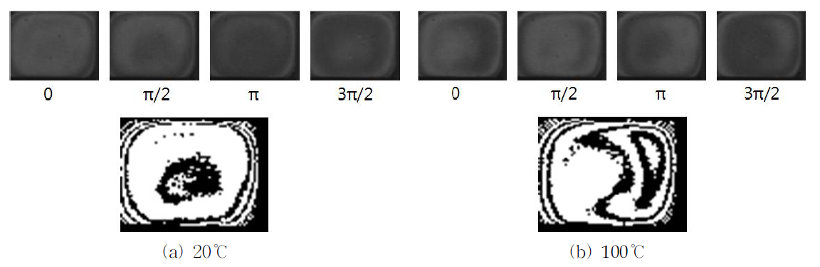 Moiré pattern of flash memory by local phase shift