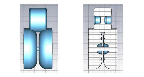Side-coupling 고주파 가속관의 기본 구조