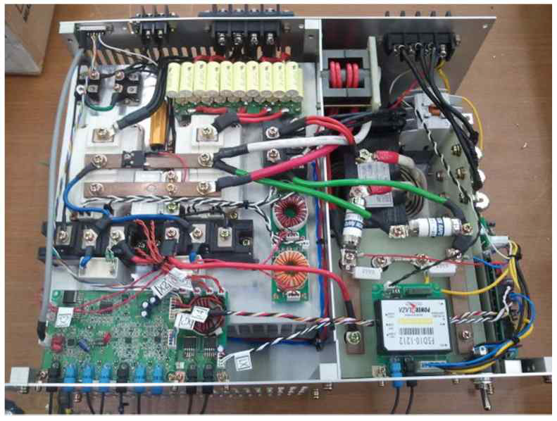 펄스전원용 고전압 capacitor 충전기 제작 사진