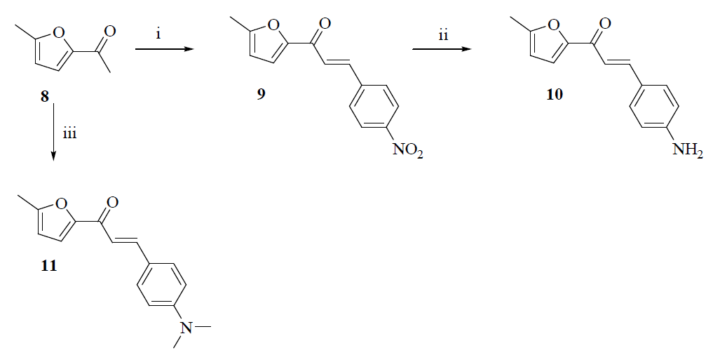 Scheme of chalcone derivative