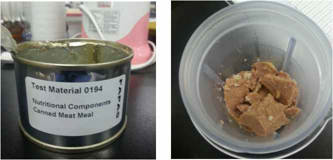 Canned Meat Meal : Laboratory number 48