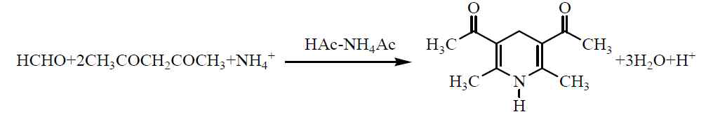 포름알데히드와 2,6 - dimethyl-3,5 - diacyl-1 ,4 -dihydropyridines (DDL) 사이의 반응기작