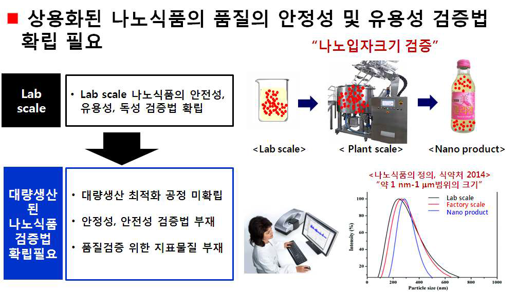 나노식품의 안정성 및 유용성 검증 확립 필요