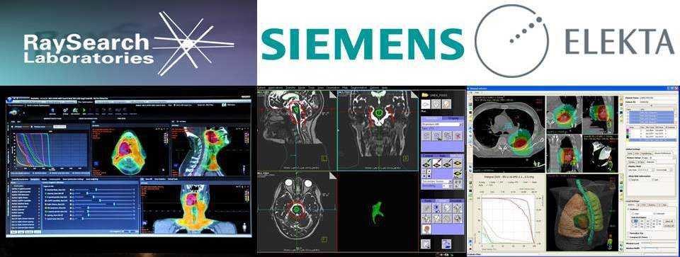 Treatment planning system for carbon therapy : Raysearch (Raystation), Siemens (Syngo PT planning) and Elekta (Xio-N)