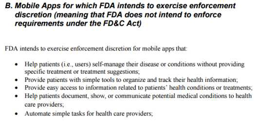 Mobile Medical Applications-Guidance for Industry and Food and Drug Administration Staff