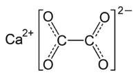 칼슘옥살레이트(Calcium oxalate) 구조식
