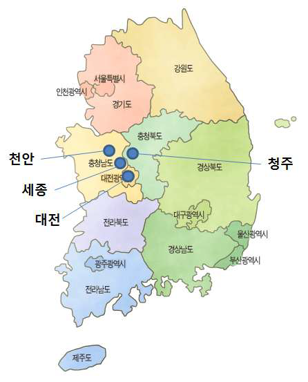 식육 샘플 수거 지역