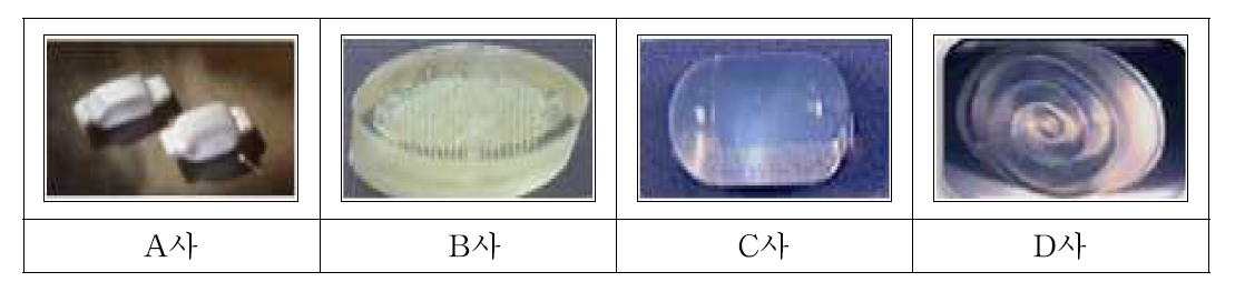 Non-Injectable Type의 수핵 충진용 임플란트 종류