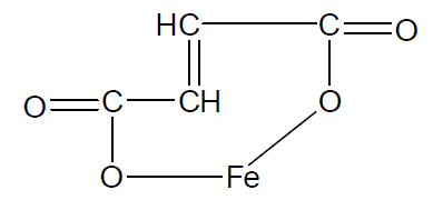 Chemical structures of Ferrous Fumarate