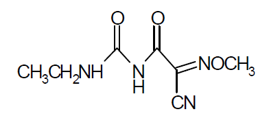 Cymoxanil의 구조
