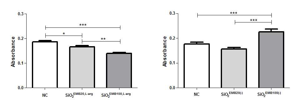 SiO2 나노물질을 투여한 mouse의 비장에서 추출한 T 세포의 증식능 측정