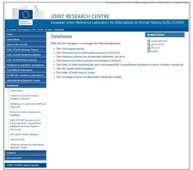 EURL ECVAM-Databases