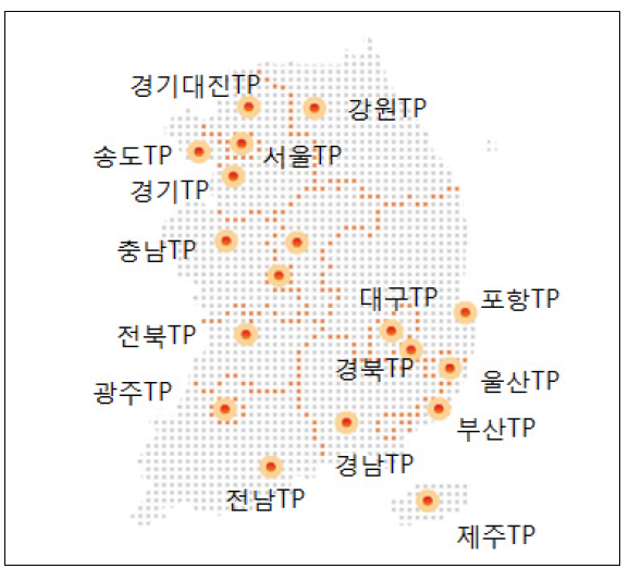 전국 테크노파크 현황