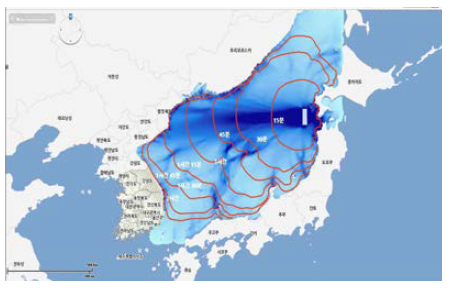 최대파고분포도