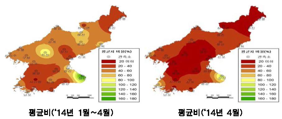 지상관측 기반의 북한지역 강우현황