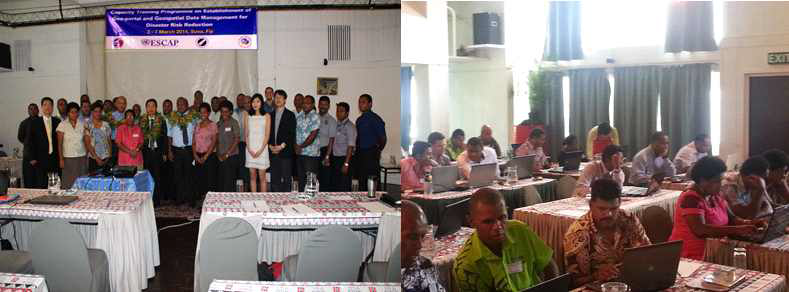 2014 UN-ESCAP 주관 재난대응 및 피해저감 교육(Fiji)