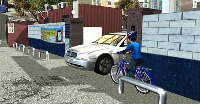 (주)제로원크래프트의 자전거 안전교육 시뮬레이터