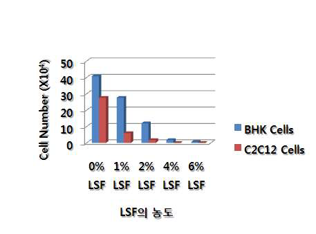 LSF의 세포독성 연구.