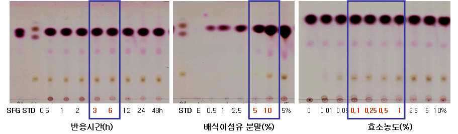 배 식이섬유 분해 최적 조건 구명