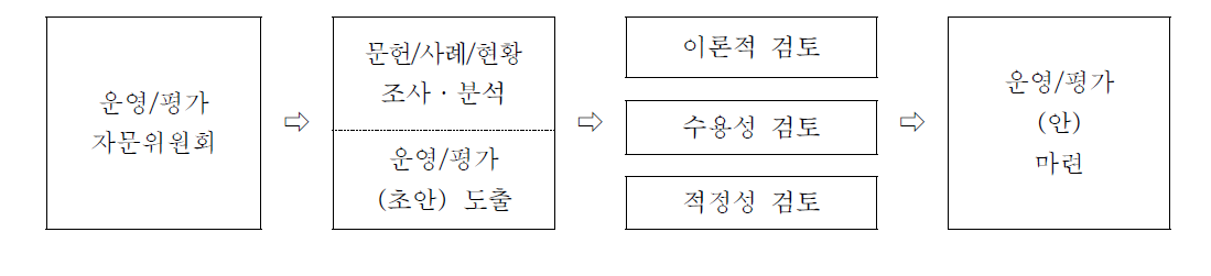 사회문제 해결형 R&D사업 운영평가 체계(안) 도출 과정