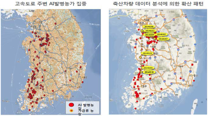 빅데이터 기반 AI 확산 예측 결과