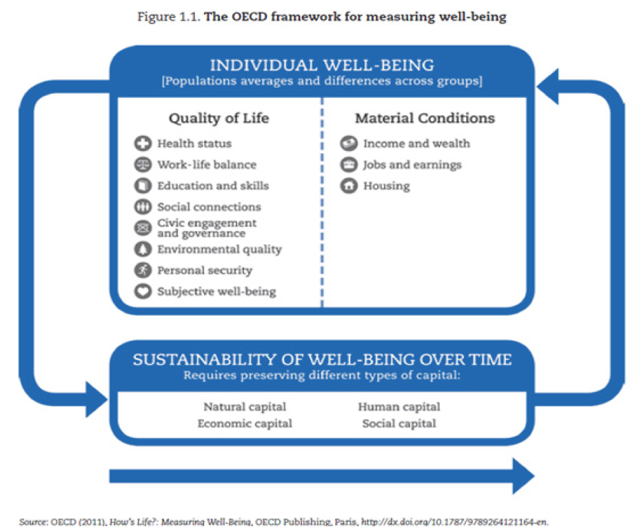 OECD의 삶의 질 측정 프레임