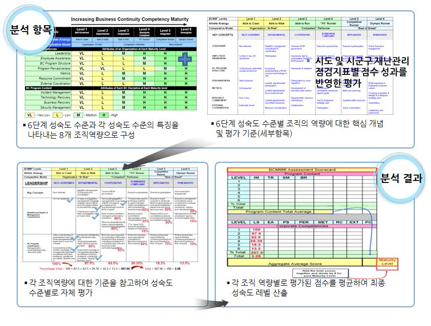 BCMM 기반 성숙도 평가 절차