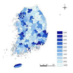 홍수 저소득층 인구수