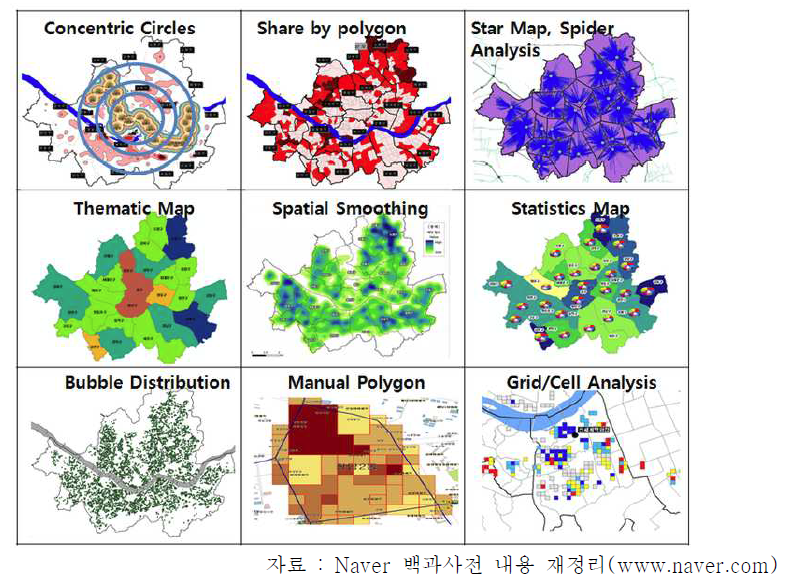 서울시 공간분석 사례