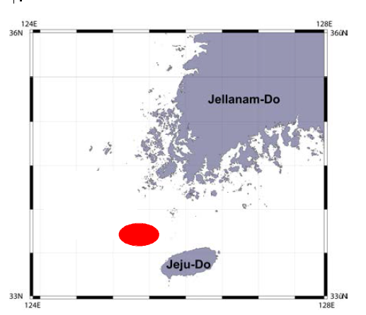 Location of the sites of selectivity experiments.