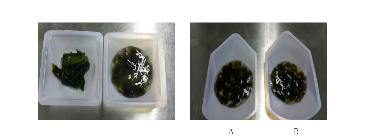 Viscosity of Sea mustard jam.