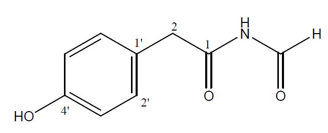 N-[2-(4-Hydroxyphenyl)acetyl]formamide (B151B3rH1.2) (1)