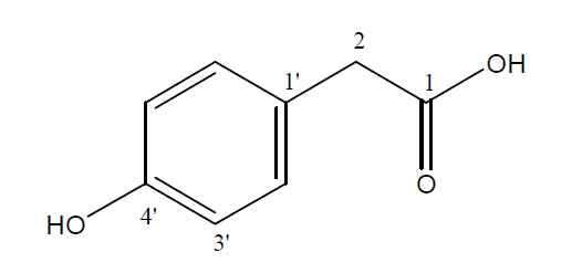 4-Hydroxyphenyl acetic acid (B151B4rH2H2) (3)