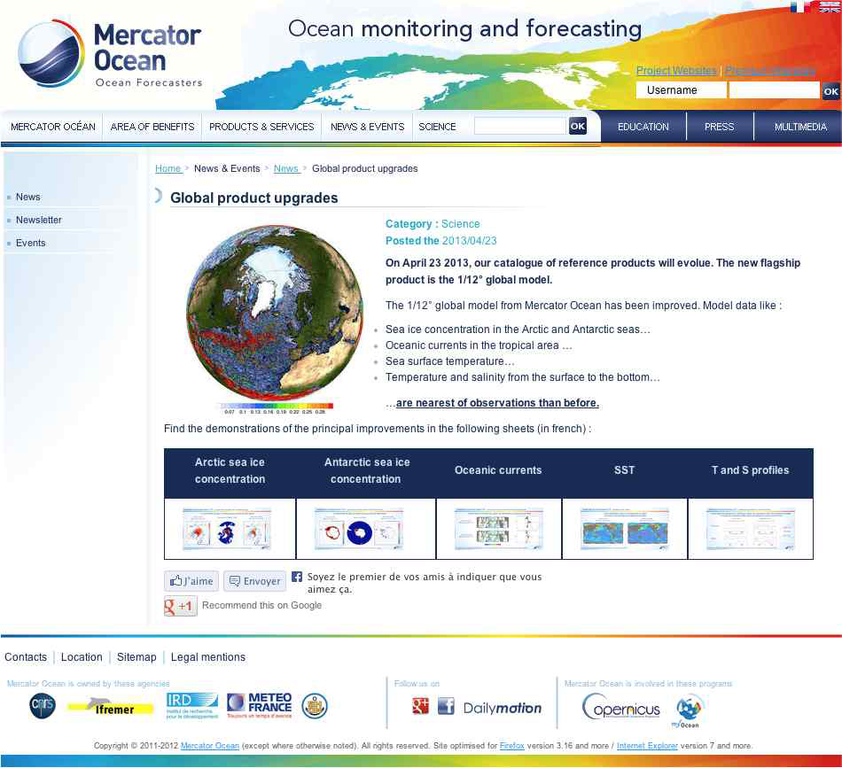 Mercator 홈페이지