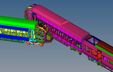 열차측면 충돌 시뮬레이션(2)