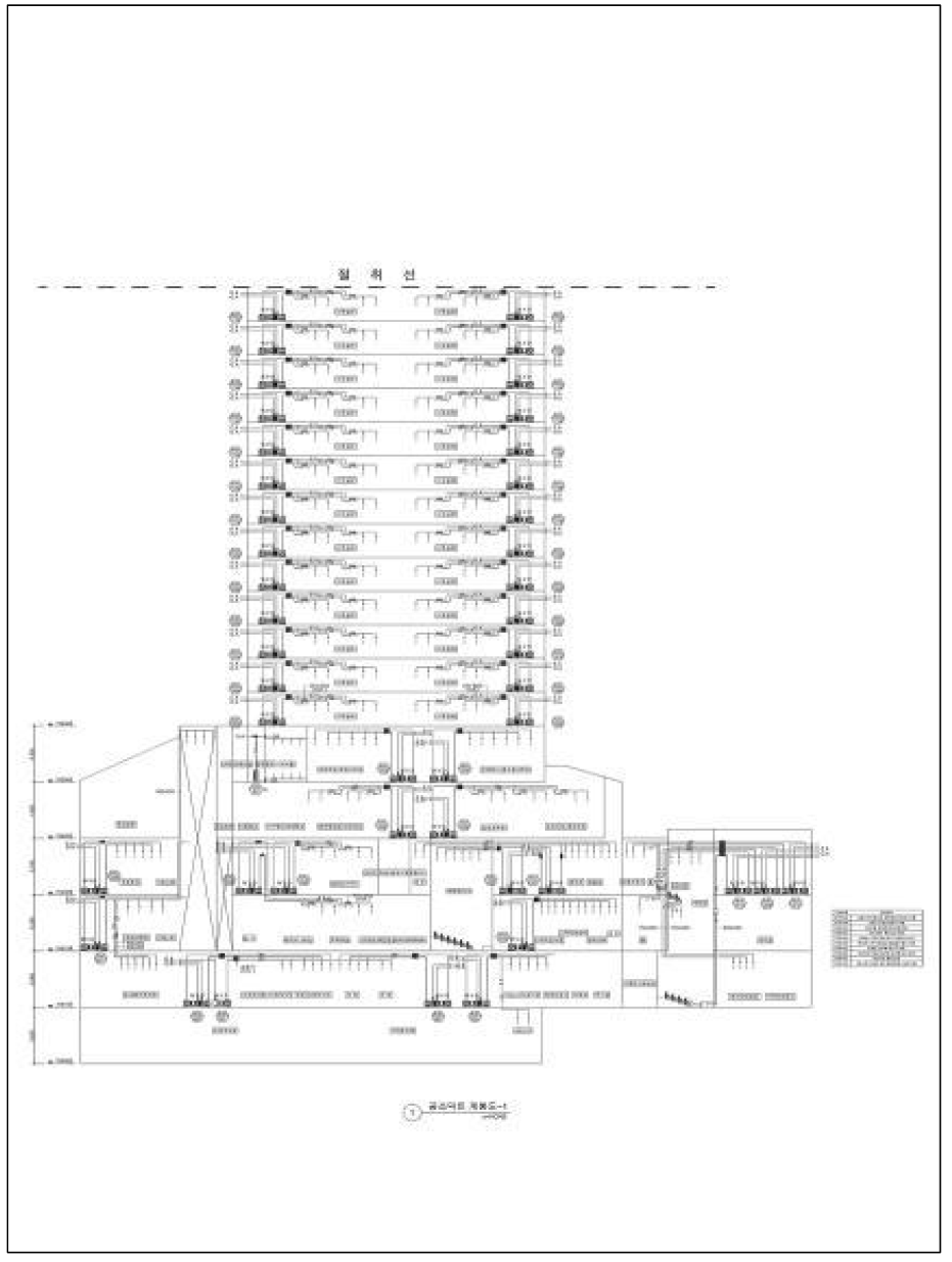 OO 신사옥 공조설비 계통도