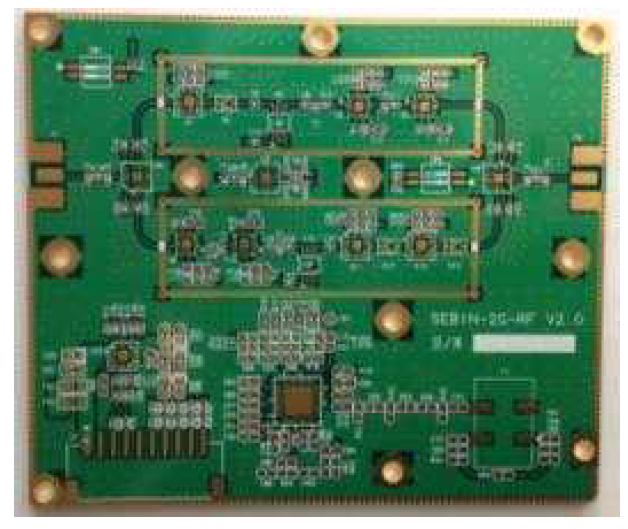 구현된 RF Module PCB