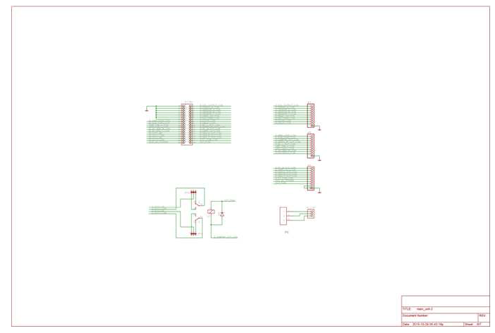 Sub Board 회로도 - 외부 입력 단자부