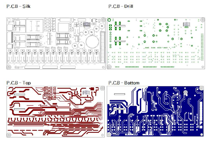 Sub Board PCB Silk 등