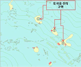 토석류 피해예측지도 상 피해예상 건물 추출