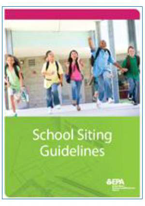 EPA 연구 후, 제시된 school siting guidelines
