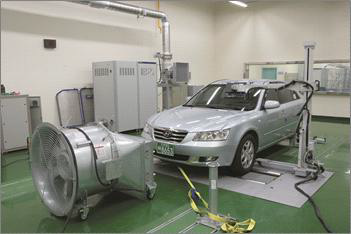 Overview of chassis dynamometer.