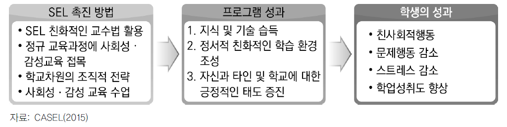 미국 CASEL의 사회성･감성교육 모델