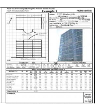 비전문가용 평가양식 (FEMA, 2002)