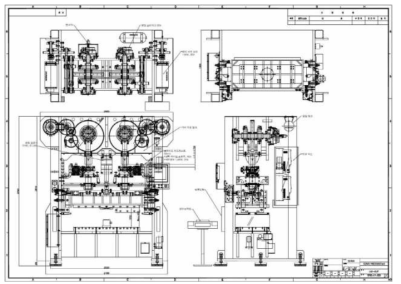 톤급 기계식 서보프레스 테스트벤치 설계도면. 50 ]