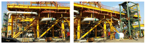 현재 건조중인 프리루드 FLNG Topside Module