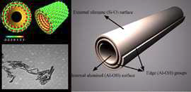 Halloysite Nanotubes(HNT)의 입체구조