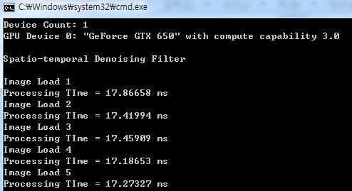 잡음 저감 필터링 기술의 최적화를 통한 소요시간 분석 결과